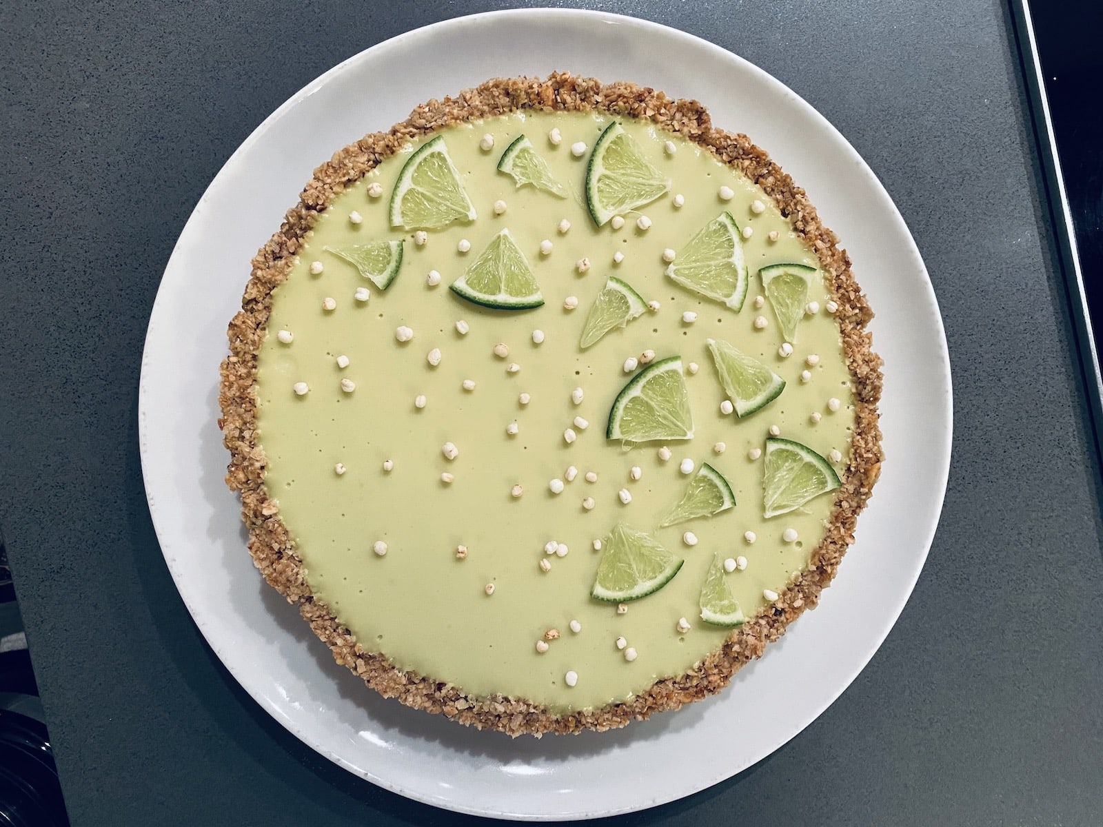 Tarte aux avocats du Mexique et à la lime de Dario Bivona