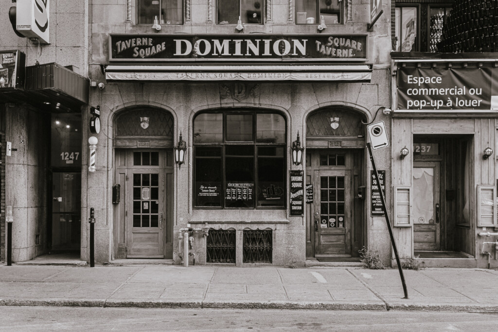 La Taverne Square Dominion aujourd'hui.