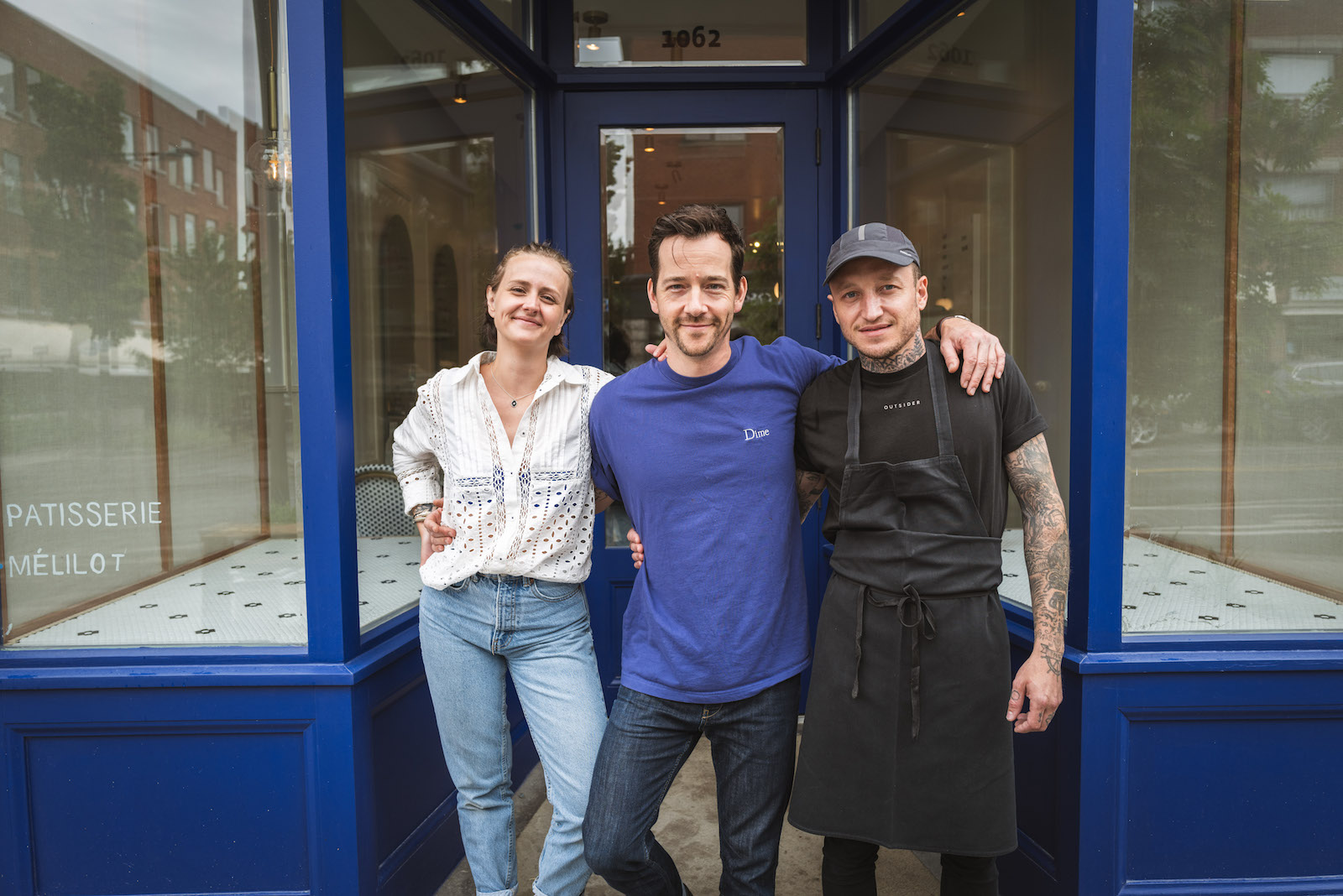 L'équipe de la pâtisserie Mélilot, à Outremont