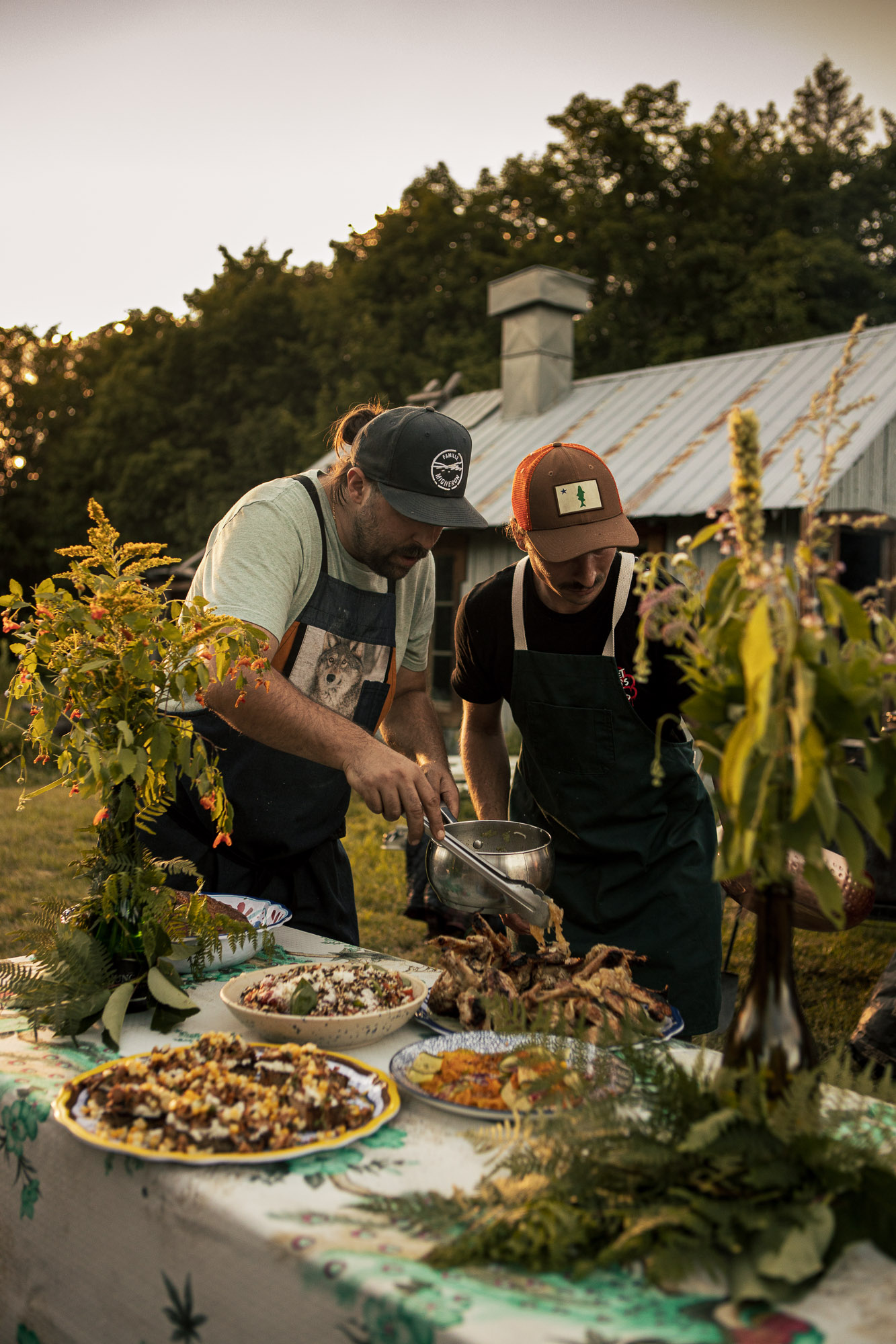 Haute gastronomie charlevoisienne aux Faux Bergers (photo: Eva-Maude TC)
