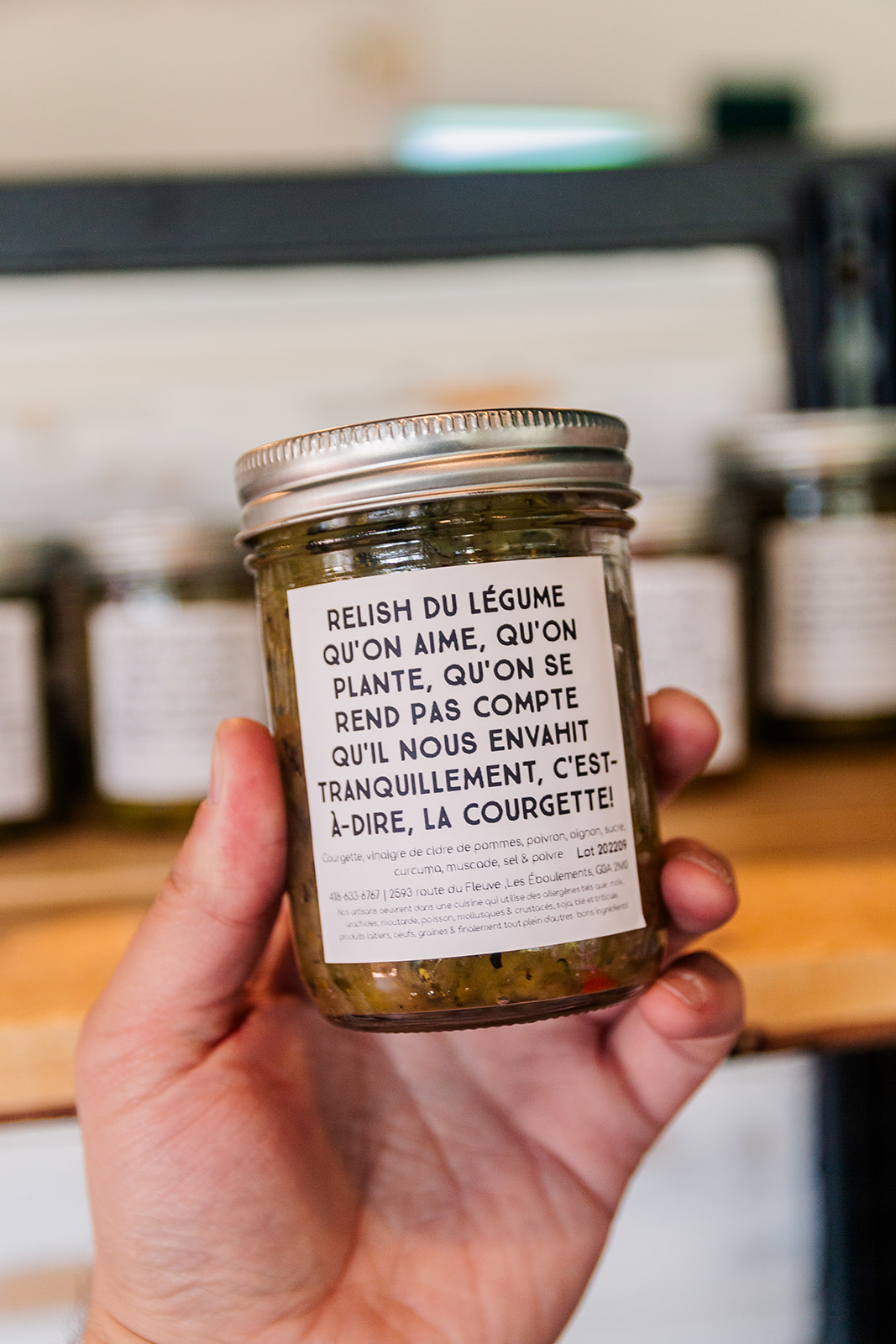 Un des délicieux produits maison de la Ferme Éboulmontaise, aux Éboulements