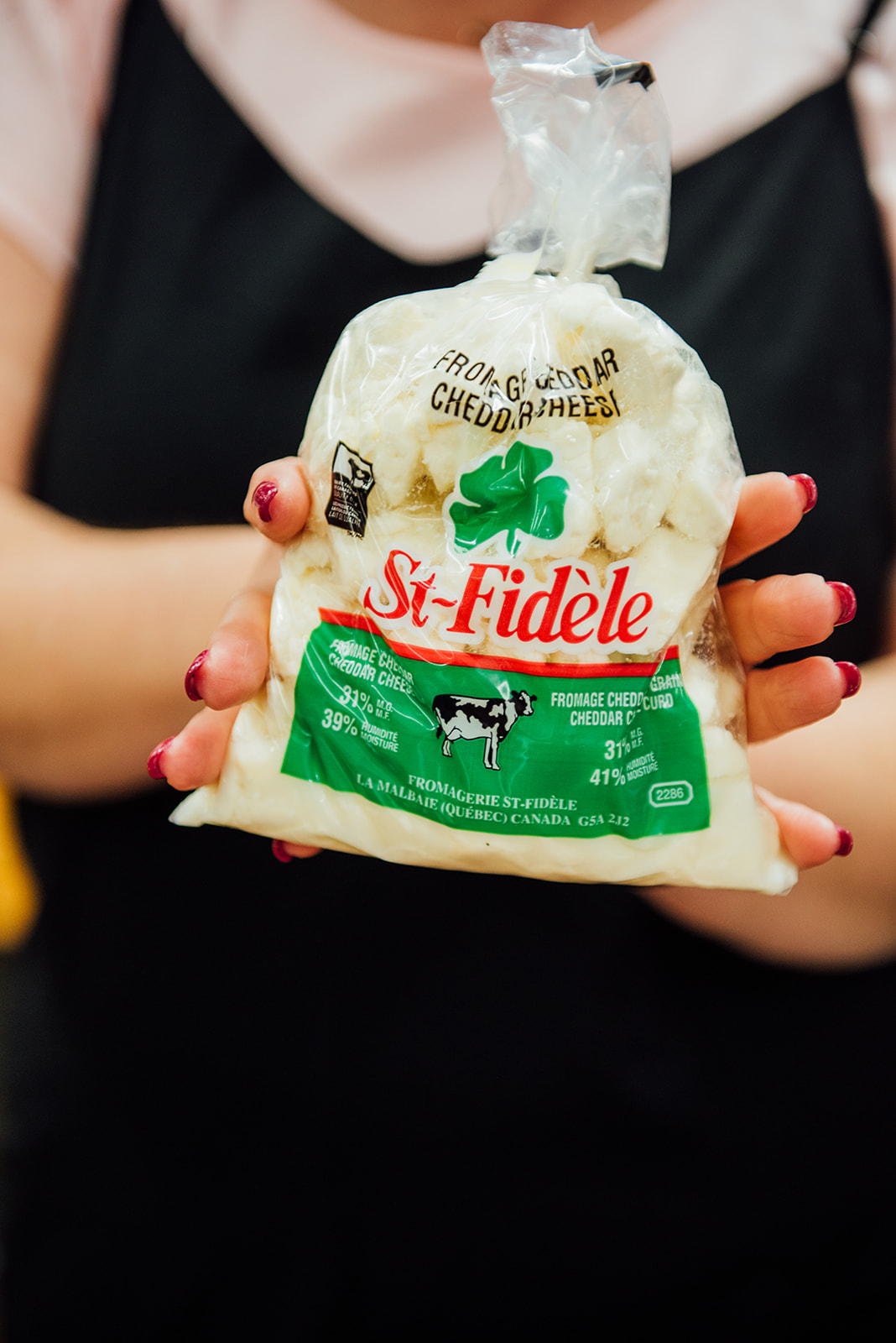 Le fameux cheddar en grains de St-Fidèle, charlevoix