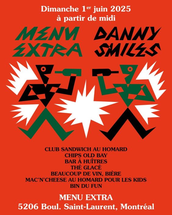 Menu extra x danny smiles