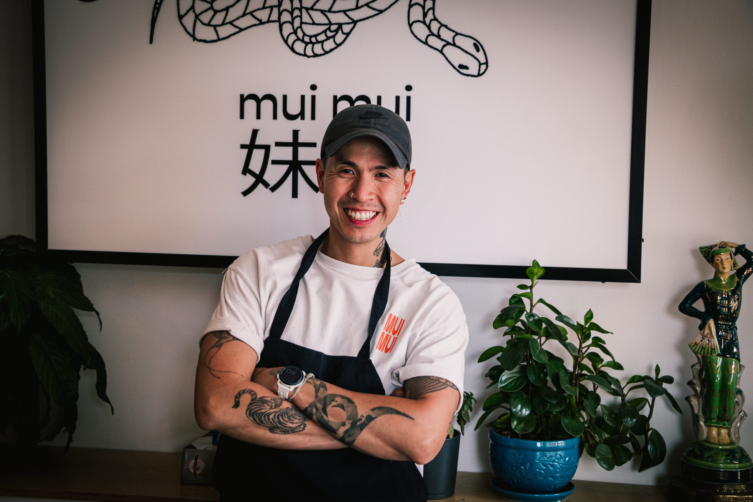 Minh au restaurant Mui Mui