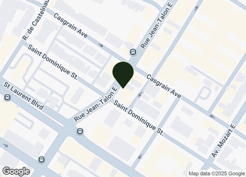 Map showing location at 45.535323, -73.617022