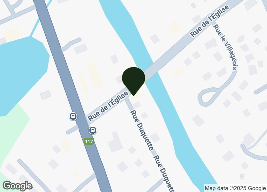 Map showing location at 46.0255952, -74.2137791