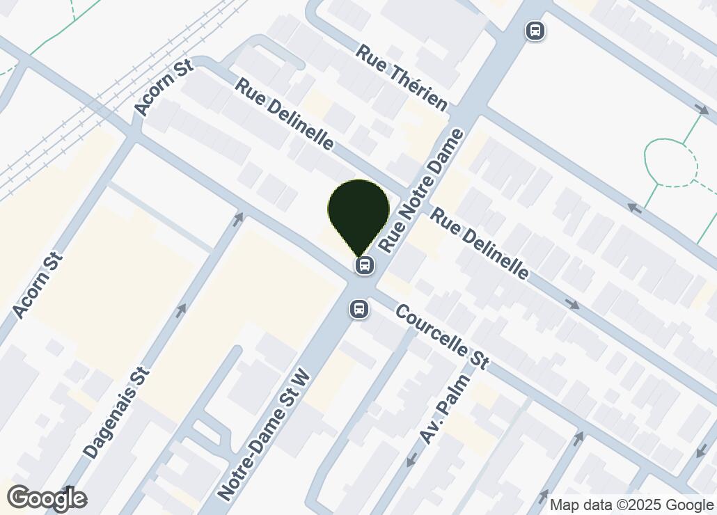 Map showing location at 45.4728962, -73.5887839