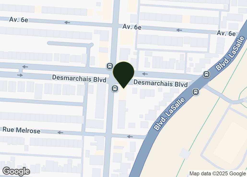 Map showing location at 45.4543965, -73.5675072