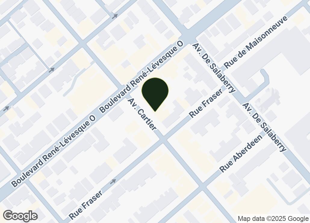 Map showing location at 46.8040375, -71.2260725