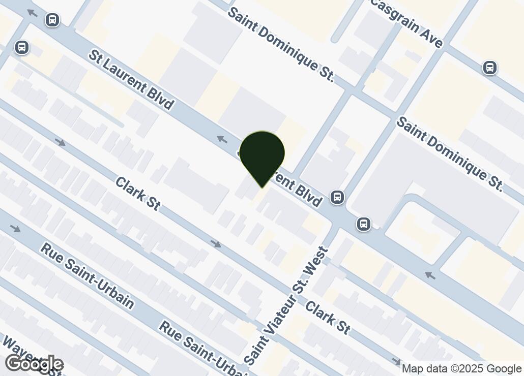 Map showing location at 45.5260459, -73.5997536