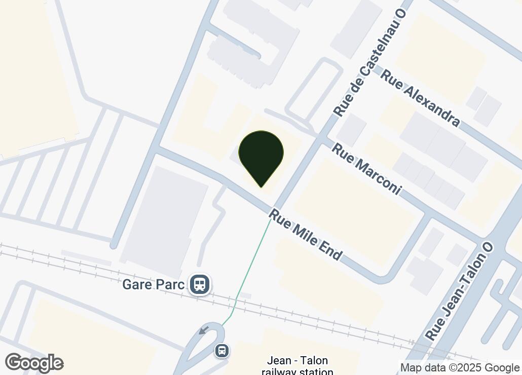 Map showing location at 45.5323192, -73.6232895