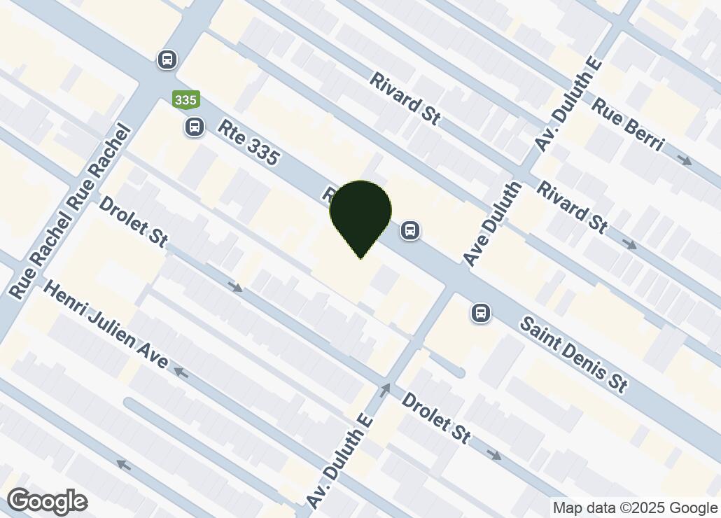 Map showing location at 45.5208609, -73.5766261