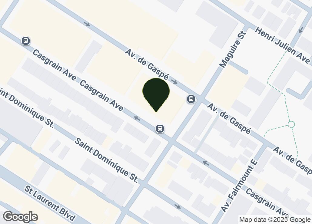 Map showing location at 45.5260526, -73.5950488