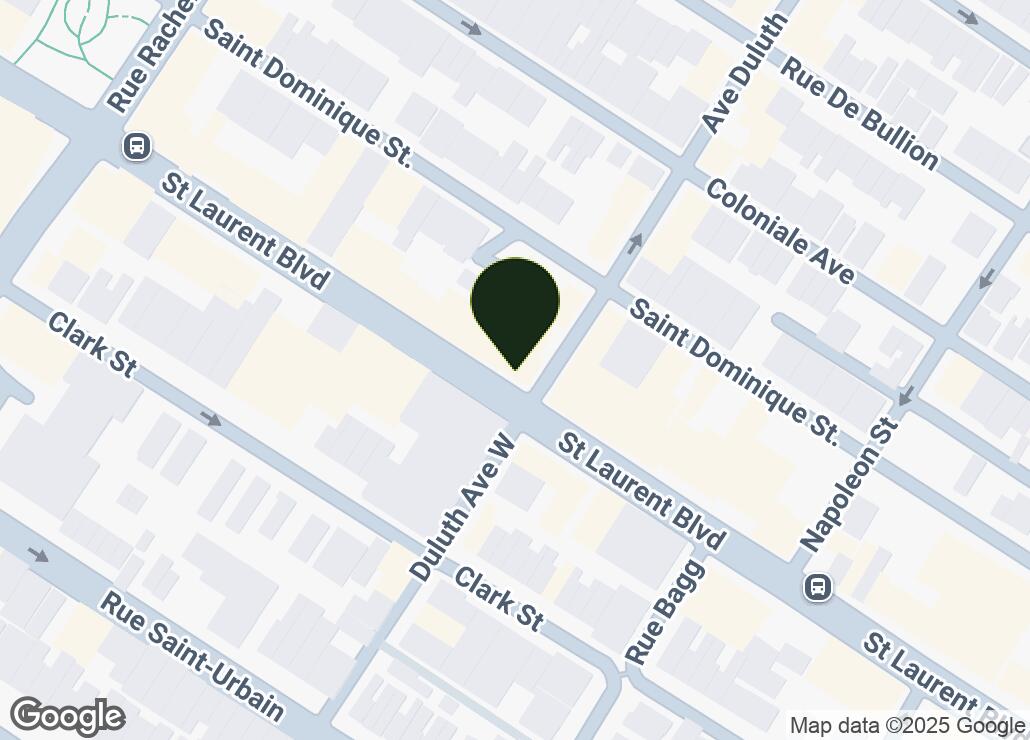 Map showing location at 45.5171294, -73.5794478