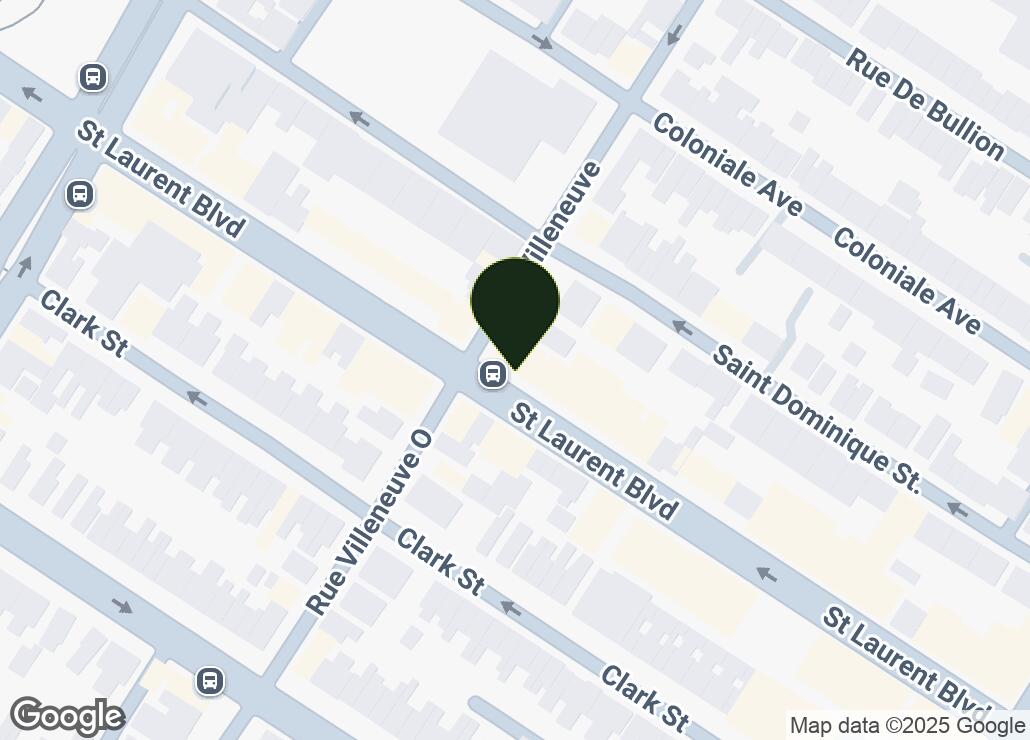 Map showing location at 45.5214783, -73.5890679