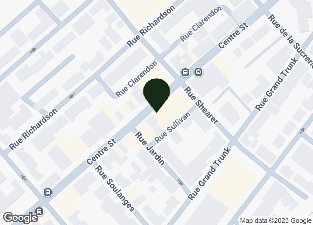 Map showing location at 45.4825211, -73.5624985