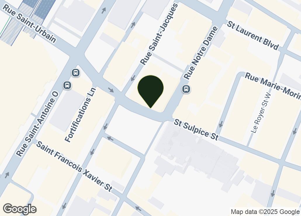 Map showing location at 45.5050585, -73.5569257