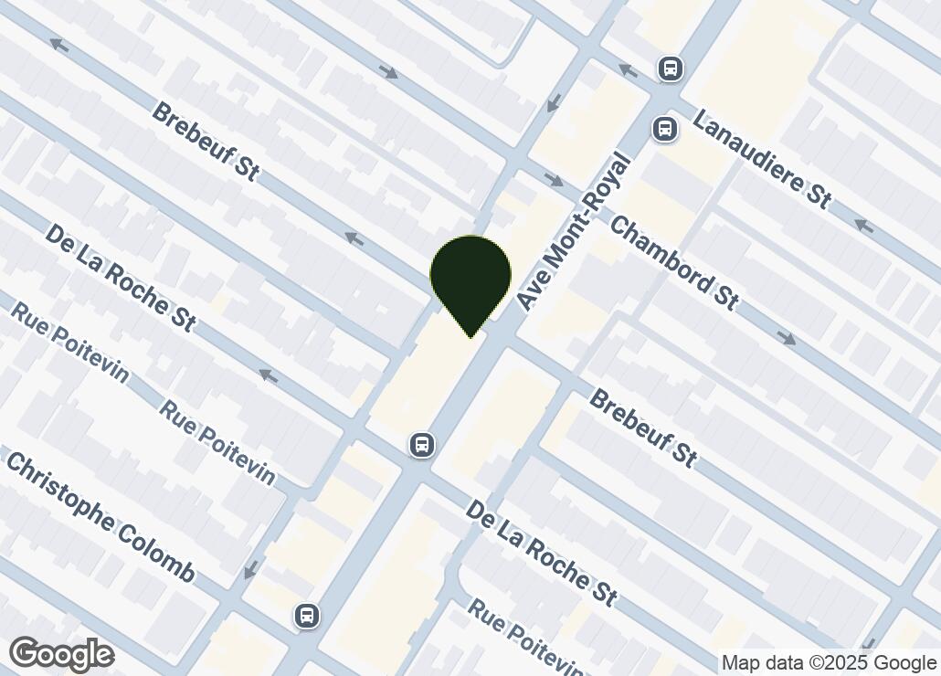 Map showing location at 45.5292766, -73.5782363