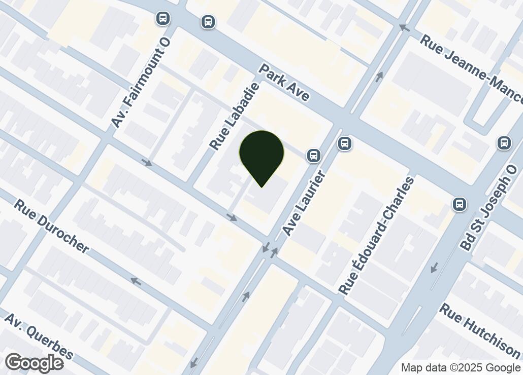 Map showing location at 45.5191313, -73.5967169