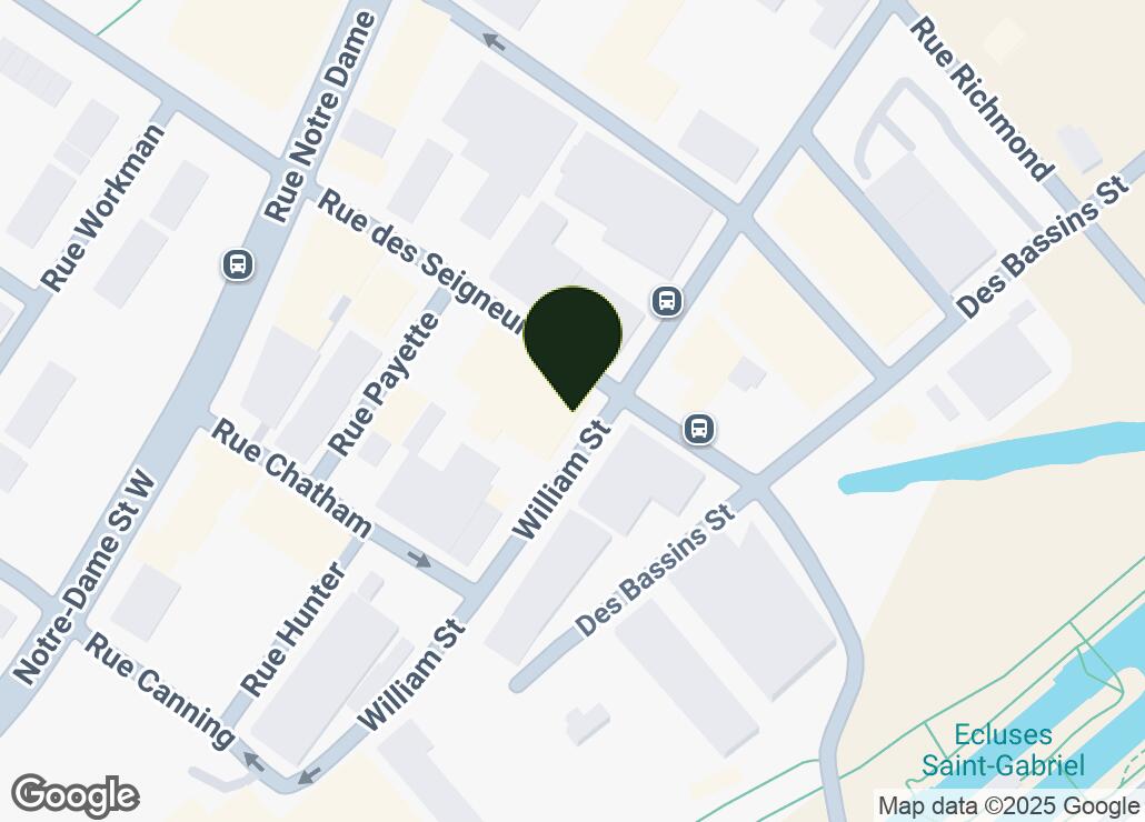 Map showing location at 45.4868951, -73.5676062