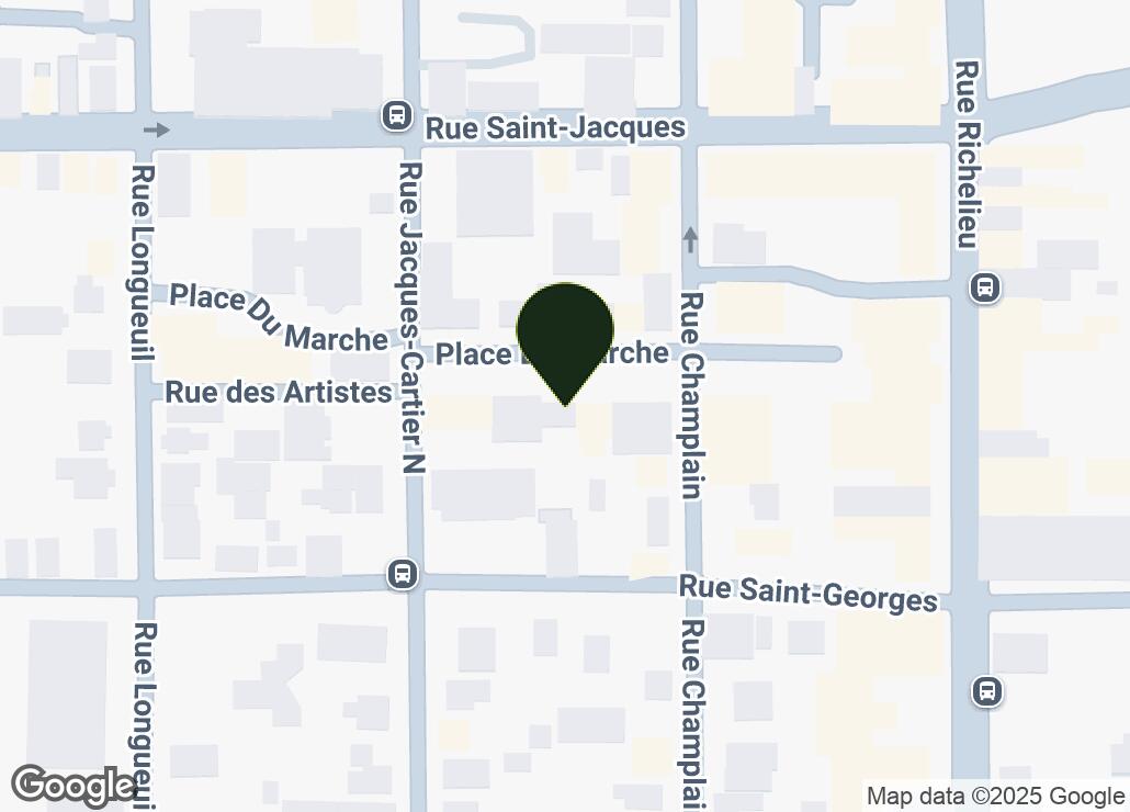 Map showing location at 45.305177, -73.2527429