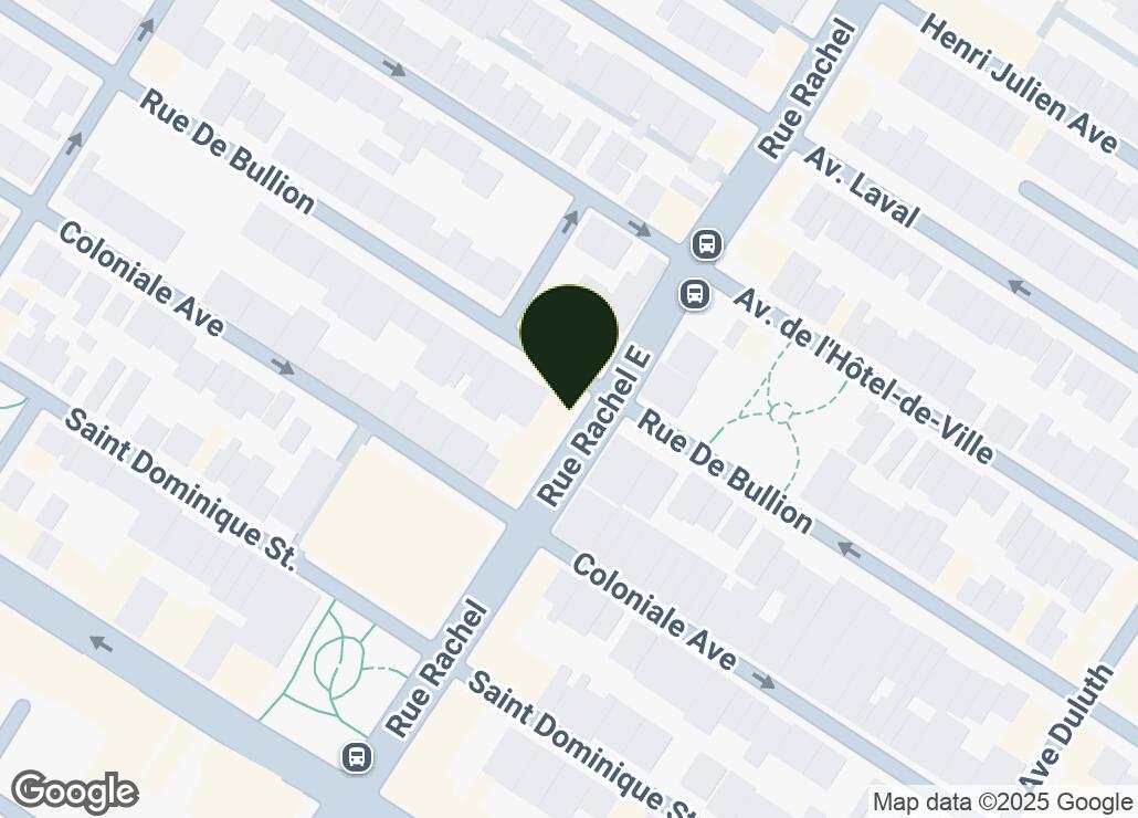 Map showing location at 45.5193423, -73.5806213