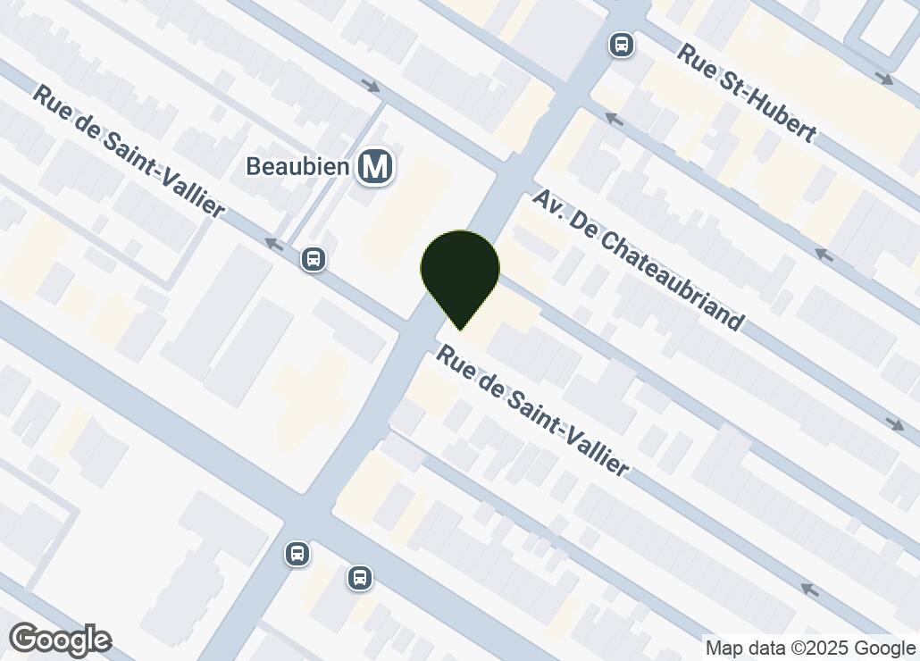 Map showing location at 45.5347864, -73.6040742