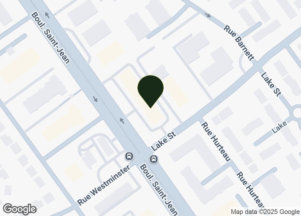 Map showing location at 45.4772845, -73.8381929