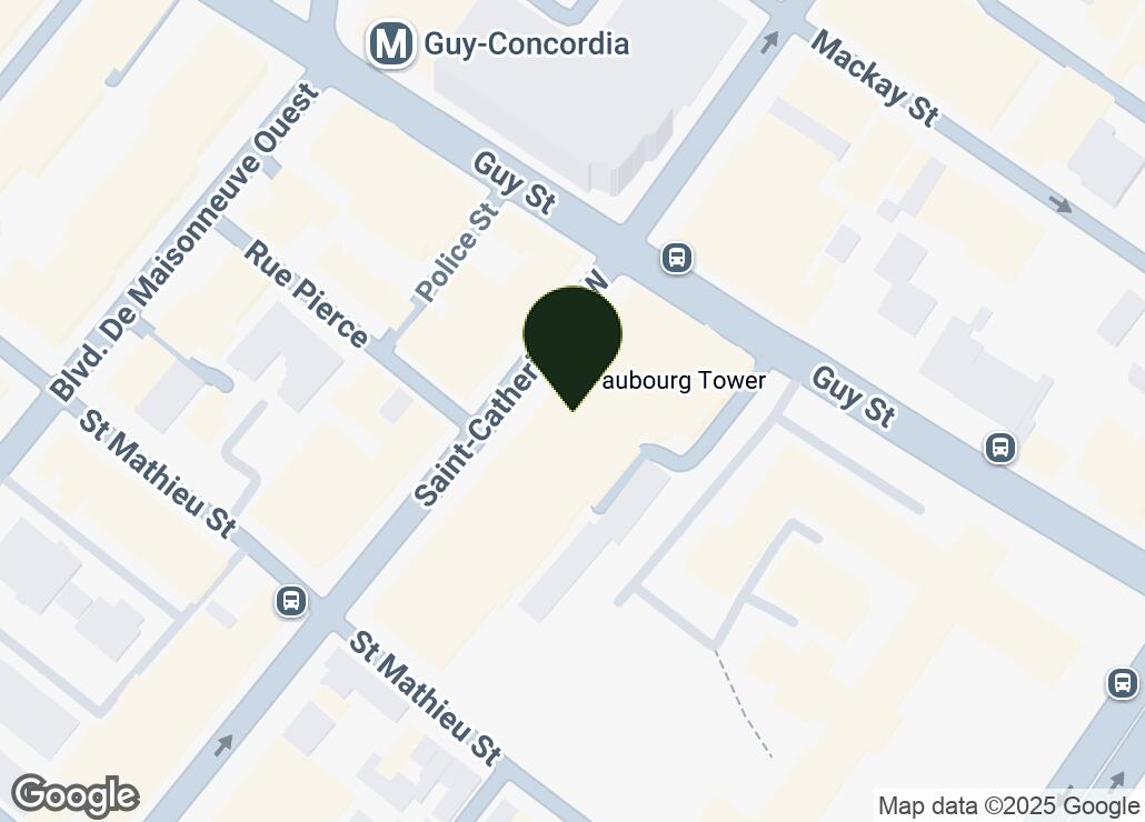 Map showing location at 45.4945091, -73.5780921