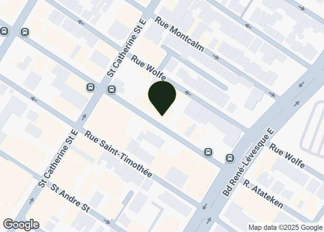 Map showing location at 45.51713, -73.556039