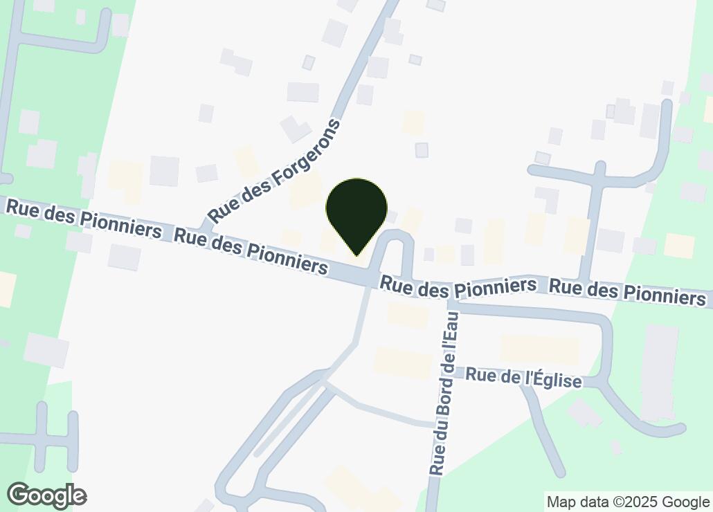 Map showing location at 48.1436493, -69.716223