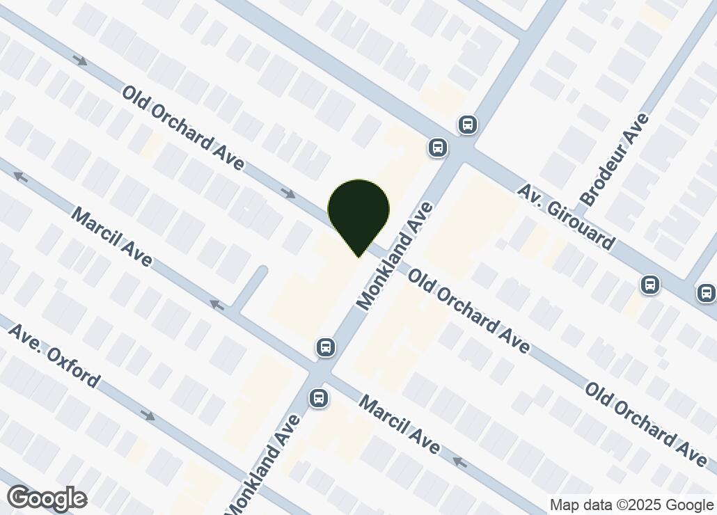 Map showing location at 45.476289, -73.6224702