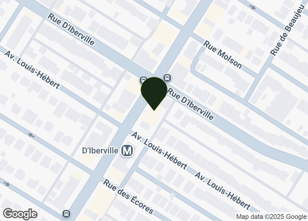 Map showing location at 45.5532625, -73.6020432