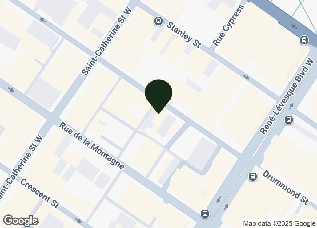 Map showing location at 45.49794, -73.5731971