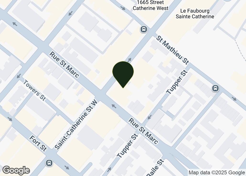 Map showing location at 45.4929362, -73.579914