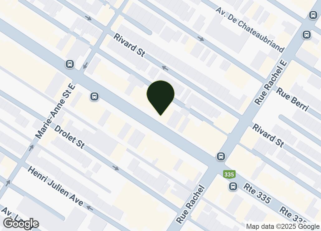 Map showing location at 45.5224228, -73.5791445