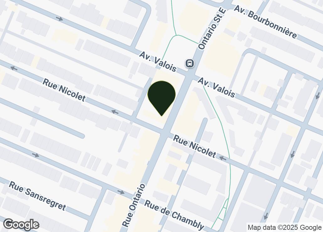 Map showing location at 45.54665, -73.5440452