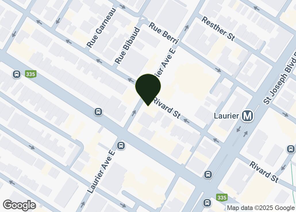 Map showing location at 45.527325, -73.5889927