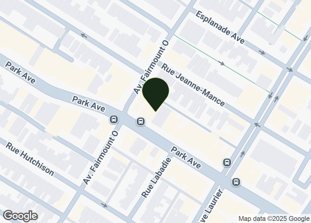 Map showing location at 45.5204804, -73.5970186