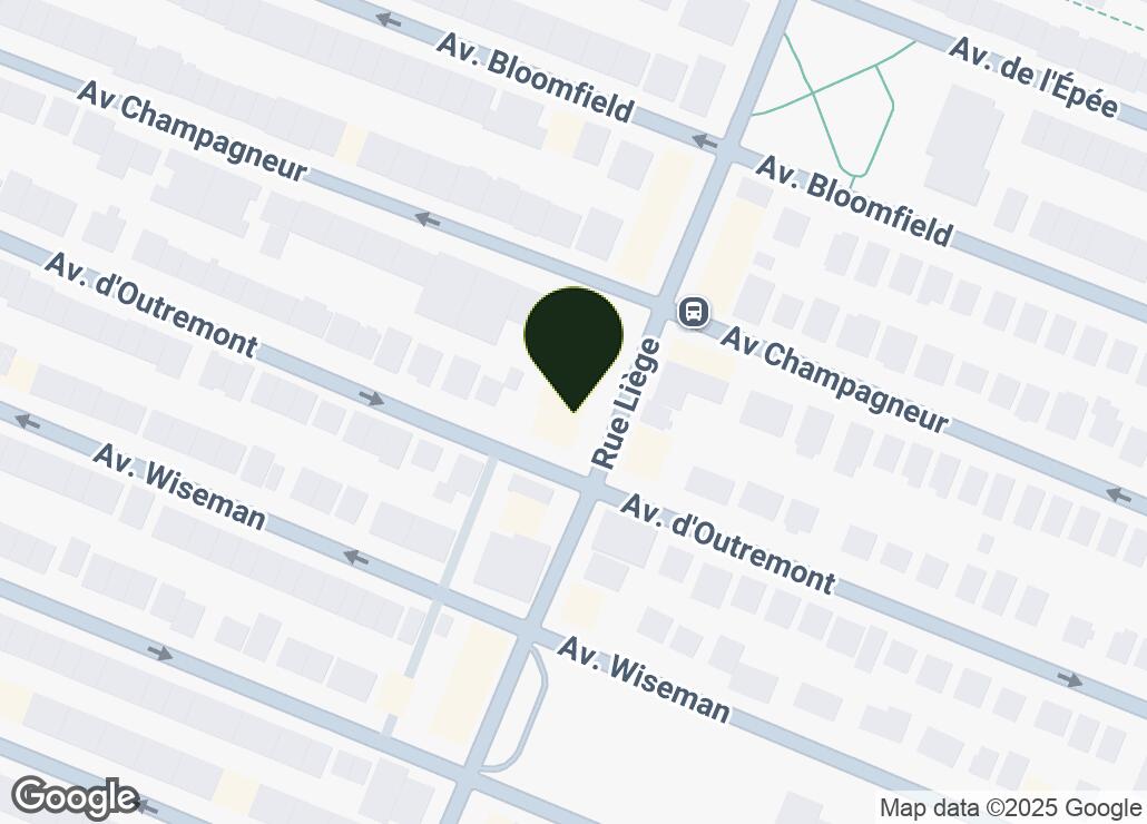 Map showing location at 45.531702, -73.6428916