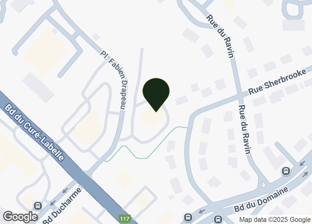 Map showing location at 45.648481, -73.8389269