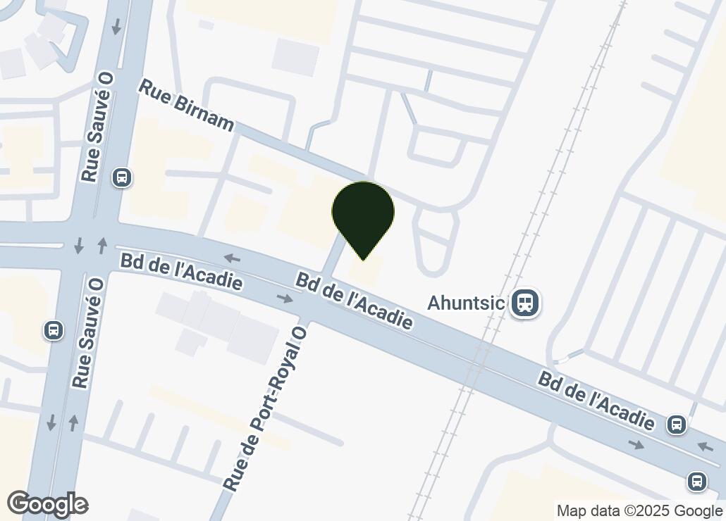 Map showing location at 45.5355591, -73.663521