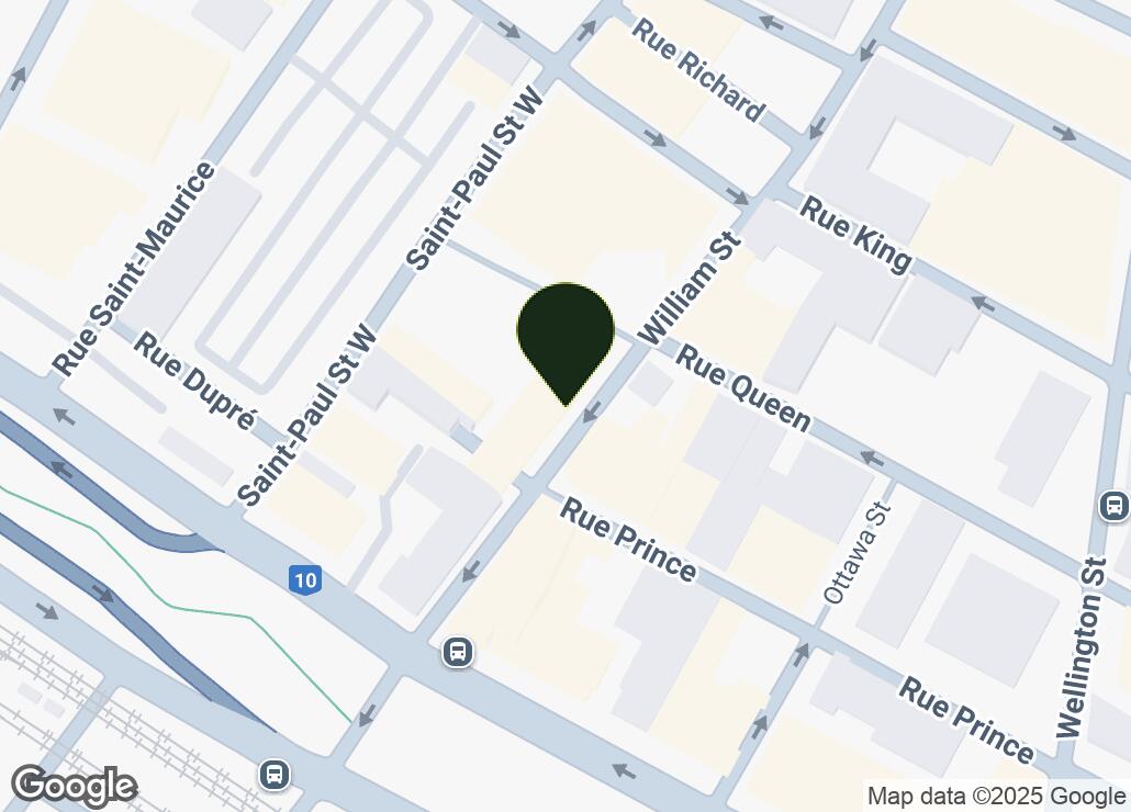 Map showing location at 45.4982278, -73.5579925