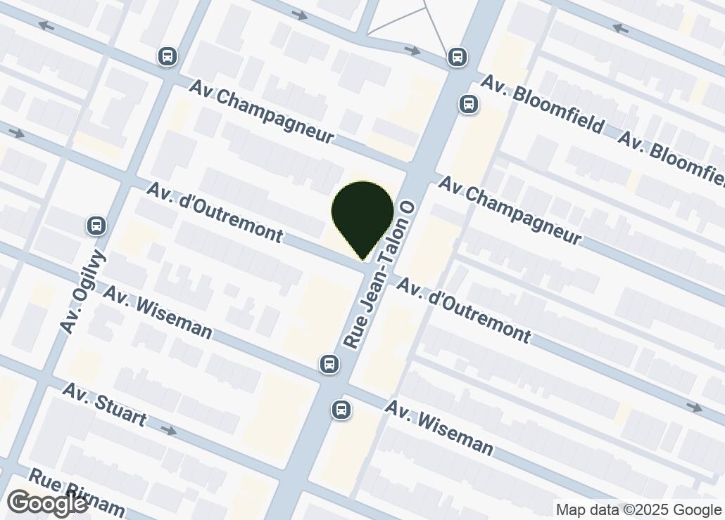 Map showing location at 45.5263991, -73.6247803