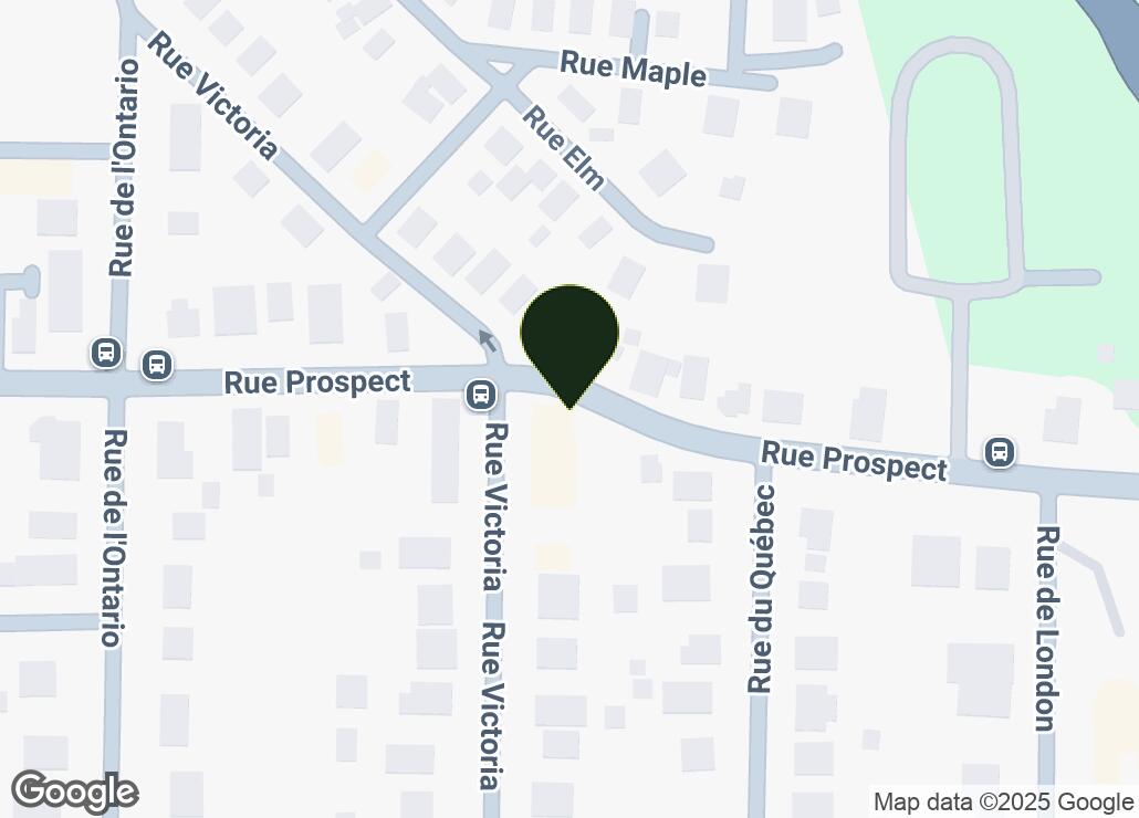 Map showing location at 45.4091124, -71.9055435