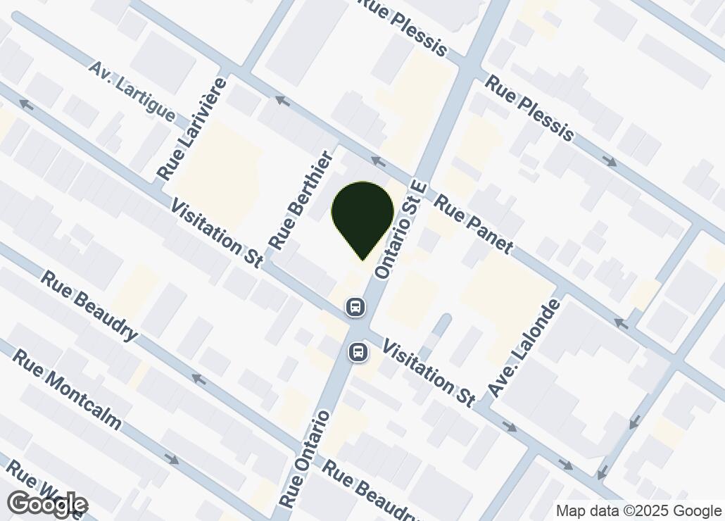 Map showing location at 45.5225498, -73.5616941