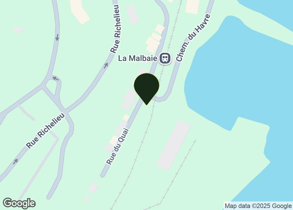 Map showing location at 47.6232208, -70.1420403