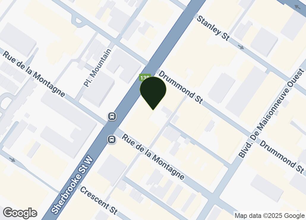 Map showing location at 45.499879, -73.5779629