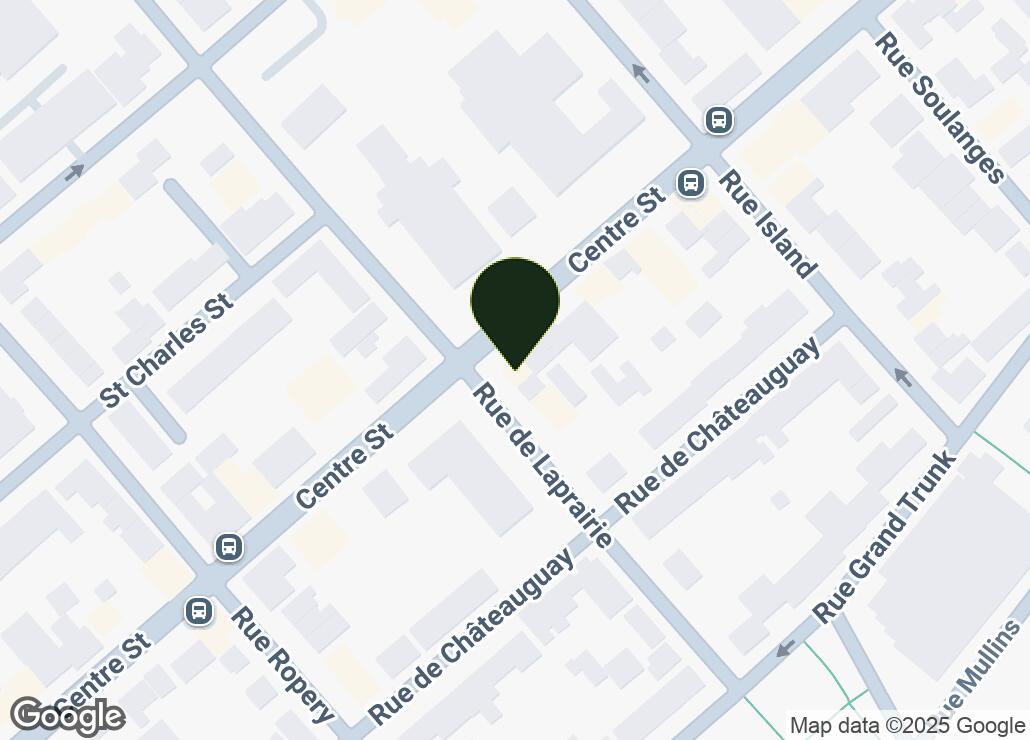 Map showing location at 45.4806017, -73.565517