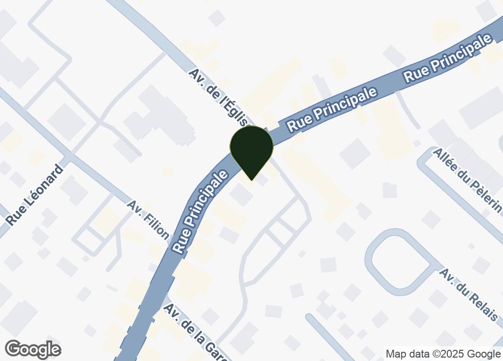 Map showing location at 45.8953916, -74.1566009